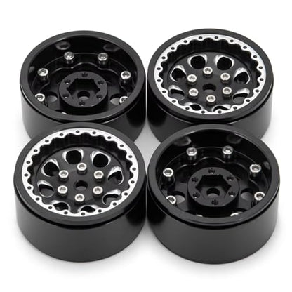 Parts For Axial For SCX10 D90 CC01 1/10 Aluminum Alloy 1.9 Inch Beadlock Wheel Rim Hubs RC Crawler Car Truck Model Upgrade Parts