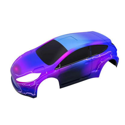 Rlaarlo Purple XTS Rally 1.2mm PC Car Body for XTS-F10 RC Rally Car – Pre-Painted Purple Polycarbonate Body Shell - color: Purple