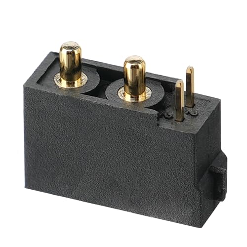 ELFCULB 5pcs Amass XT30(2+2) PB Male Connectors, Gold Plated for RC UAV Robots (Black) - color: 5pcs XT30(2+2)PB Male