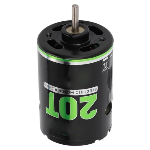 20T Brushed Motor 540 with Blue Heatsink | Replacement for 1/10 RC Off Road Truck, Climbing Buggy, Racing Car (20T) - size: 20T