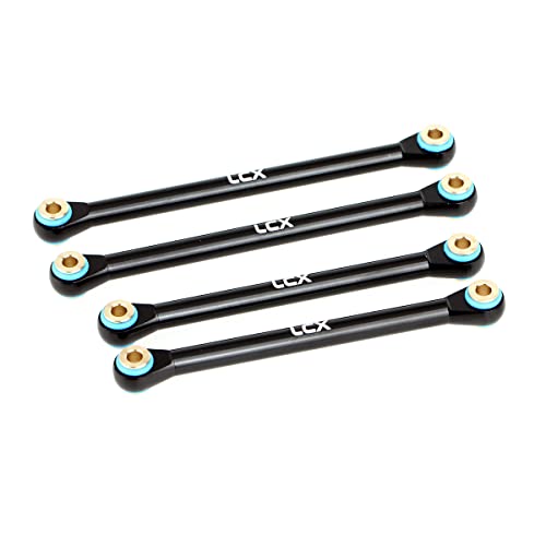 LCX Racing 1/18th RC Crawler Car Aluminum Steering Link Set Upper Link Set for Axial Capra UTB18 Unlimited Trail Buggy, Upgrades Parts Accessories (Upper Link Set)