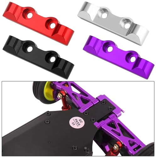 Rc Steering Cup Parts For Losi Micro B 2WD RTR 1/24 Steering Blocks C Hubs Suspension Arms Bulkhead Shock Mount CVD Shaft RC Car For Buggy Upgrade Parts(Silver) - color: Silver