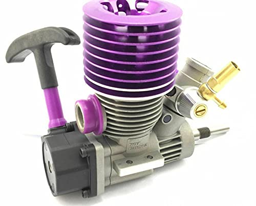 RC 18 Glass Nitro Engine for Kyosho Fazer 1/10 Scale car GXR15 GXR18 go18 Force 18 Engine FW06 FW05 CY18 CY15 Hot Body VRX Racing FC18 Compatible (Size in THE Picture Shown)