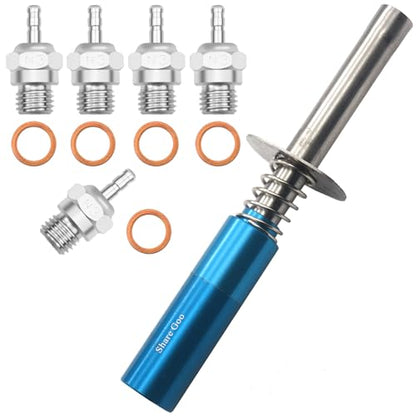 Share Goo Glow Plug Ignitor Igniter Nitro Engine Starter Tool & RC Glow Plug #3 N3 Medium Hot Spark Nitro Engine Parts 70117