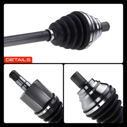 A-Premium Front Right Passenger Side CV Axle Shaft Assembly | Compatible with Volkswagen Jetta 2005-2018 CC Golf SportWagen Passat CC Rabbit, Replace# 1K0407272EF 1K0407272GE - style: Front Passenger Side