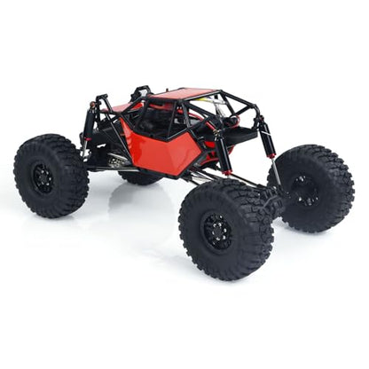 US in Stock, RTR RC 1/10 8504R Off-Road Car 4 * 4 Remote Control Rock Crawler Electric Truck Top Speed 35 km/h 15KG Servo Metal Shock Absorber 2500mAh Lipo Hobby Model - color: Red