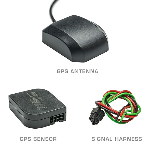 GlowShift GPS Speedometer Sensor Adapter Kit for Speedo Gauges - Acquires Car Truck Vehicle Driving Speed MPH KPH - Antenna Installs to Roof or on Trunk - Easy Installation