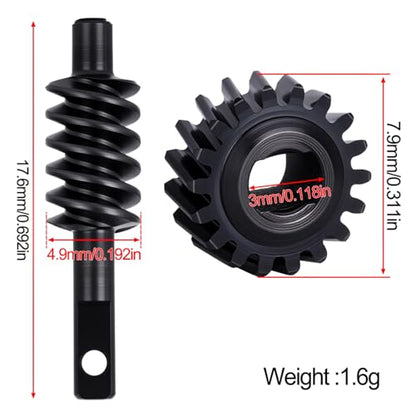 1/30 Axle Set Upgrade for SCX30 RC Cars | Fits SCX30 - Steel Upgrade - Replacement Parts - size: 14T
