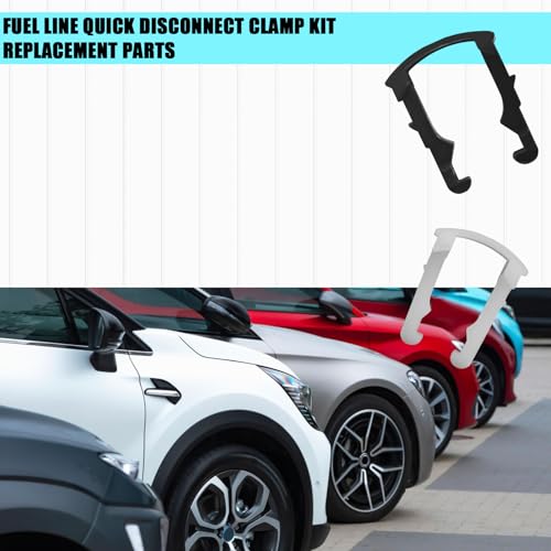 Fuel Line Clips for Ford, Plastic Fuel Line Retaining Clip Repair Kit, 3/8" 5/16" Car Fuels Hose Pipe Quick Disconnect Retainer Clip Assortment Tool Replacement 2F1Z9A317BA 2F1Z9A317AA（30PCS）