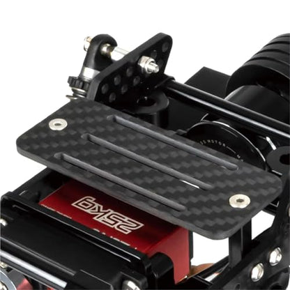 RC Car Accessories Battery Tray ESC Receiver Mount for 1/10 RC Crawler Cheater Rigs Fimonda for LCG for Chassis Lower Center of Gravity Rails