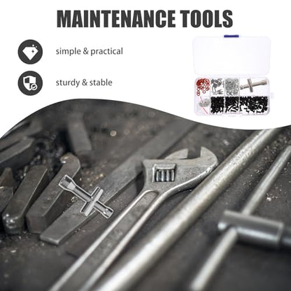 OSALADI 240pcs Rc Screw Kit for Rc Car and Truck with Sturdy Iron and Plastic Construction, Versatile Hardware Fastener Set for Home Repairs and Automotive Maintenance