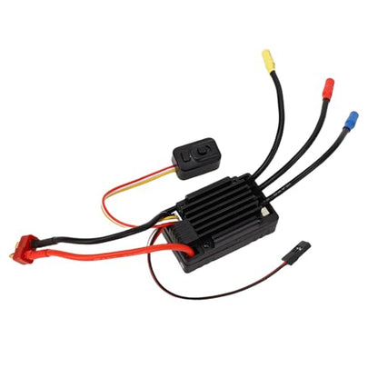 FTVOGUE 35A Brushless ESC Electronic Speed Controller for RC Cars with 4 Level Brake 8 Level Drag Brake for 1/10 Scale Short Course Trucks Buggies