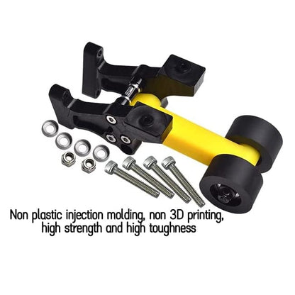 Special Material Rear Wing Mount with Wheelie Set for Traxxas 1/8 4WD Sledge Monster Truck 95076-4 Upgrades - Black