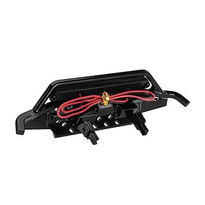 INJORA CNC Aluminum Front Bumper for 1/18 RC Crawler TRX4M Bronco Upgrade (4M-43) - size: Front