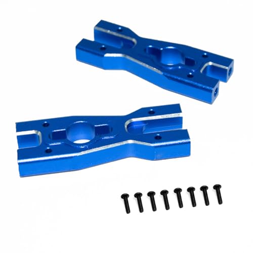 Aluminum Alloy Car Shell Fixed Seat RC Upgraded Parts for LOSI 1/18 Mini LMT 4X4 Brushed Monster Truck RTR-LOS01026 RC Car (Blue) - color: Blue