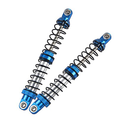 4Pcs ShareGoo Adjustable Metal Shock Absorber 70/80/90/100/110/120mm Damper Compatible with Traxxas TRX4 TRX6 G63 Axial SCX10 D90 90046 AXI03007 1/10 RC Rock Crawler (100mm Hole Distance) - size: 100mm Hole Distance