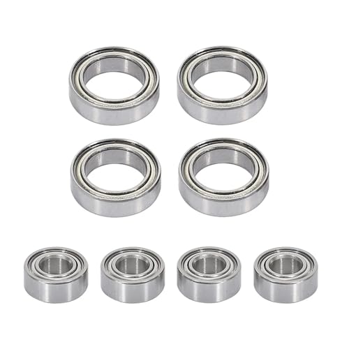 Double Rubber Seal for SG1603 SG1604 for UDIRC UD1601 UD1602 UD1603 UD1604 1/16 rc Car Spare Upgrade Accessories 8Pcs Ball Bearing Set