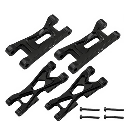 Aluminum Front & Rear Suspension Arms Set fo Losi Micro-B & Micro-T – Durable CNC Upgrade Parts RC Car Accessories for Performance & Replacement (purple) - color: purple