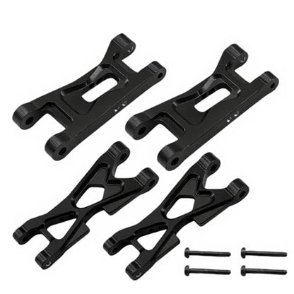Aluminum Front & Rear Suspension Arms Set fo Losi Micro-B & Micro-T – Durable CNC Upgrade Parts RC Car Accessories for Performance & Replacement (purple) - color: purple