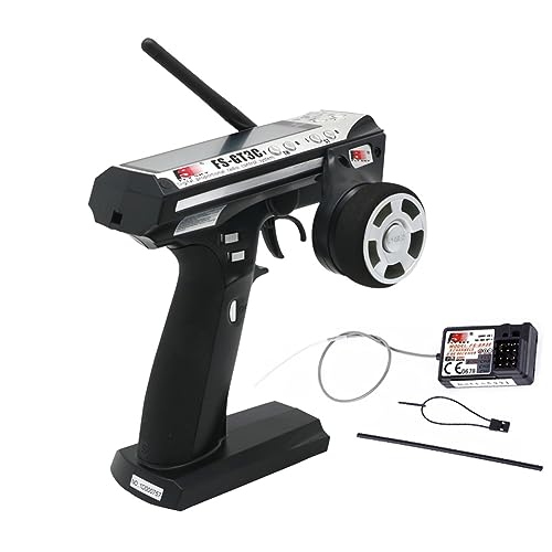 Flysky FS-GT3C RC Transmitter and Receiver FS-GR3E, 2.4GHz Radio Controller for RC Car Boat