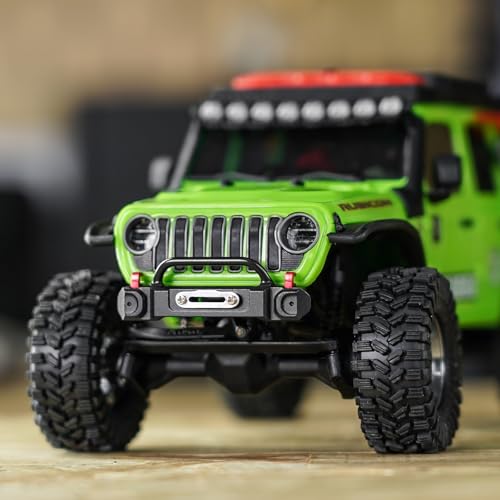 INJORA Aluminum Front Rear Bumper for 1/30 Axial SCX30 JLU