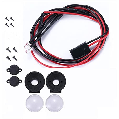 1:10 Metal Bull Bar Bumper Set for WPL D12 RC Crawler Truck Toy, CNC Machined Front Rear Bumper to Your Car, Easy Installation, Upgrade Your Truck Style, 1 - Front Round Light - color: Front Round Light