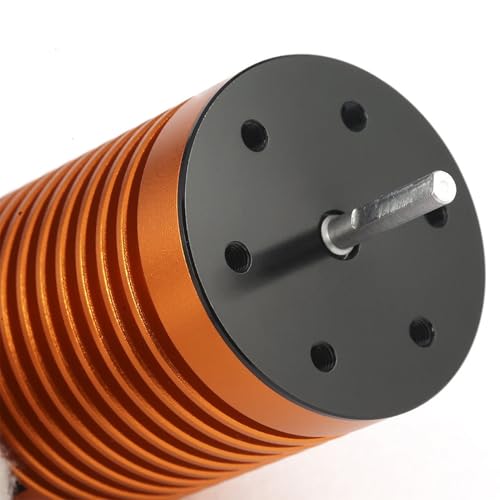 HUIOP 10T Motor, OCDAY 10T 3930KV 4 Poles Sensorless Brushless Motor and Waterproof 60A Sensorless Brushless Car ESC for 1/10 RC Car Truck Boat