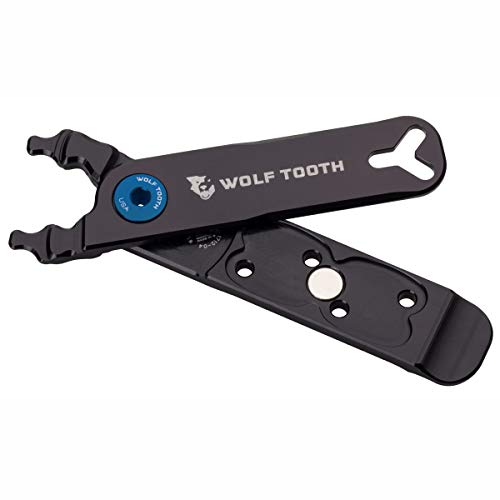 Pack Pliers - Master Link Combo Pliers - Black with Blue Bolt | bike-hand-tools - color: Blue
