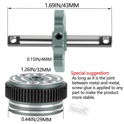 Aluminum Differential Locker Spool Diff Locker Mounts Set Upgrades Part for 1/10 Slash/Rustler/Stampede/Bandit 2WD(VXL),Sealed Differential Case Hops Up.Titanium - color: Titanium(for 1/10)
