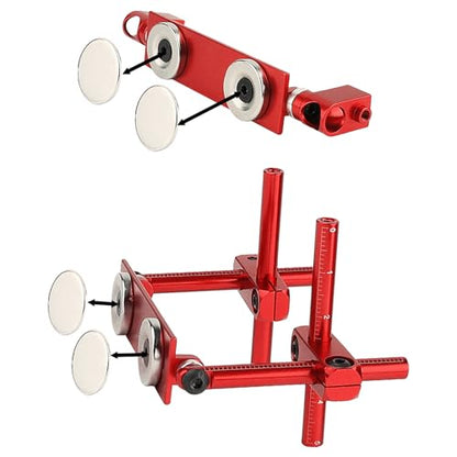 RC Magnetic Body Post Stealth Invisible Body Shell Mount Column Kit Compatible with HSP Sakura D3 XIS Himoto HPI Tamiya TT-01 TT-02 1/10 RC Touring Car Drift Car (red) - color: Red