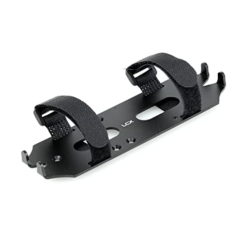 LCX Racing 1/10th RC Crawler Car CNC Machined Alloy Battery Tray for Axial SCX10 II 90046 90047, Upgrades Parts Accessories