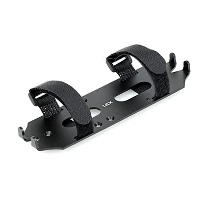 LCX Racing 1/10th RC Crawler Car CNC Machined Alloy Battery Tray for Axial SCX10 II 90046 90047, Upgrades Parts Accessories