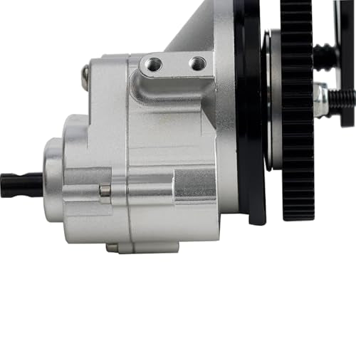 RC D90 Single Speed Transmission Gearbox,Aluminium Alloy RC Chassis,Suit for Gelande II FJ40 G2 D90 TF2 1/10 RC Crawler Upgrade Parts (Transmission)