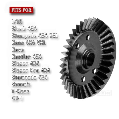 13-37T Gearbox Gears Diff Upgrades Part for 1/10 Slash 4×4 Stampede 4×4 VXL Hoss 4×4 VXL Revo Rustler 4×4 Slayer 4×4 Slayer Pro 4×4 Stampede 4×4 Summit T-Maxx XO-1 RC Car,Diff Gear Assembly