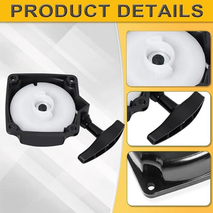Podoy Recoil Pull Starter with Claw Pawl Cog Compatible with ATV Pocket Dirt Bike Scooter Chopper 33cc 43cc 47cc 49cc 50cc