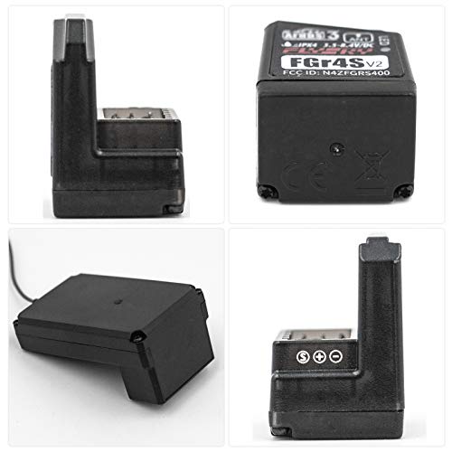 Flysky FGR4S V2 Receiver AFHDS 3 Built-in Single-Antenna Bidirectional PWM/PPM/IBUS Output Receiver for Flysky NB4 PL18 RC Transmitter