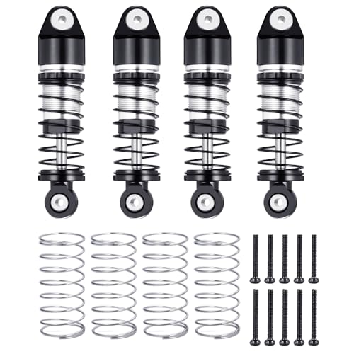 1/24th Aluminum RC Car Shocks 33mm Extended Absorber Damper for All AXIAL SCX24 AXI90081 Deadbolt C10 JLU Gladiator Bronco - size: 33mm