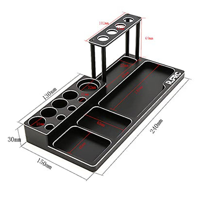 Metal RC Screwdriver Tool Storage Rack Repair Tool Organizers Bracket Wrench Holder Socket Screws Tray Tools Stand for RC Car Truck Quadcopters