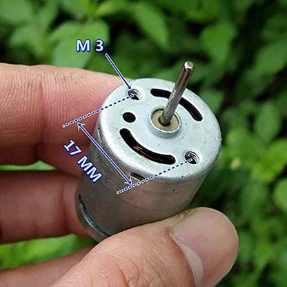 Mini Electronic Starter 370-5528 DC 4.2V 6V 7.4V 11.1V 50000RPM Ultra-High Speed Power Carbon Brush Micro Electronic Starter 370 DIY RC Toy Car Boat Water Gun Model Motors
