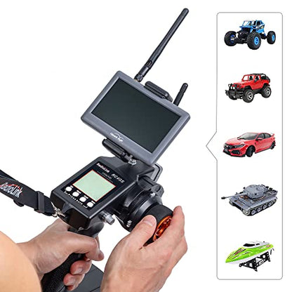 Radiolink RC4GS V3 2.4G 5 Channels RC Transmitter and Receiver R6FG Gyro Radio Remote Controller for Crawler Truck Car Boat
