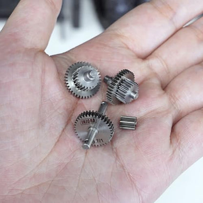 INJORA Stainless Steel 9.7:1 Overdrive Transmission Gear for 1/18 TRX4M RC - size: 9.7:1