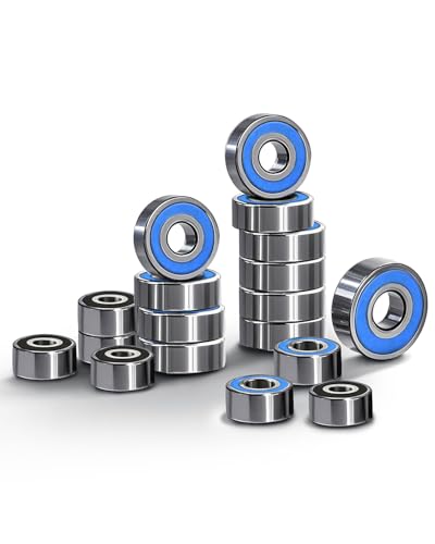 RC Sealed Bearing 22PCS Steel Bearing Kit for 1/18 TRX4M RC Crawler Upgrade Parts