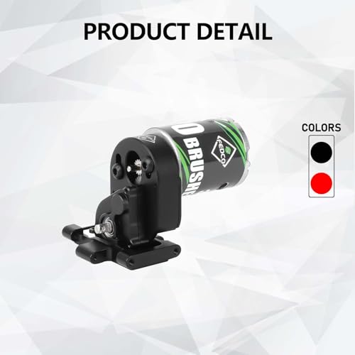 Hobbyplus CR18P 34T 370 Motor Transmission with Gearbox Mount Set for HobbyPlus CR18P Furitek Upgrades 1/18 RC Crawler