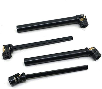 2PCS Stainless Steel Centre Drive Shaft CVD Upgrade Parts for 1/10 RC Crawler Axial SCX10 RC4WD D90 Redcat Gen7 /Pro Crawler (100-138MM)