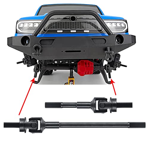1 Set Front Rear CVD Drive Shafts Metal Axle Driveshafts for Axial SCX10-III AXI03006 AXI03027 1/10th RTR RC Crawler Car