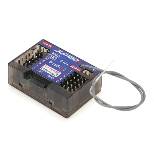Dumborc 2.4Ghz Remote Receiver 10 Channel 2PCS P10FG RC Car Receiver for Dumbo rc DDF-350 Transmitter