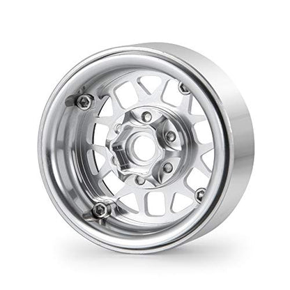 Aluminum 2.2" RC Beadlock Wheels Rims for Axial SCX10 II III TRX4 | 1/10th RC Crawler Car Upgrade Parts