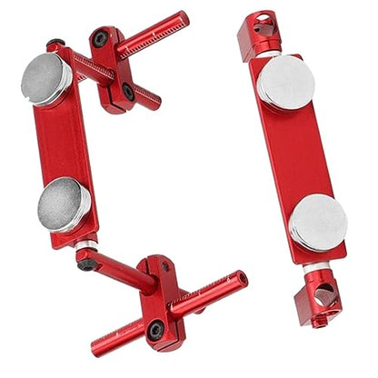 RC Car Magnetic Body Post Aluminum Alloy Body Shell Mount Column Kit with Scale for 1/10 RC Drift HSP 94123 94122 Tamiya 416 417 Sakura S XI CS (Red) - color: Red