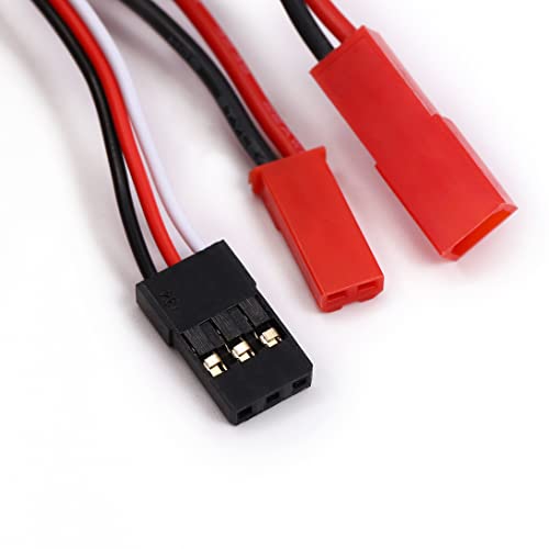 Teyleten Robot Mini 20A ESC Motor Speed RC ESC 2KHz Forward Reverse Brush Brake RC 2S for Controller Boat RC Car Tank (3PCS)