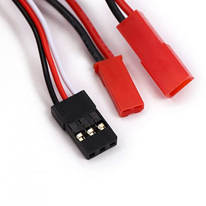 Teyleten Robot Mini 20A ESC Motor Speed RC ESC 2KHz Forward Reverse Brush Brake RC 2S for Controller Boat RC Car Tank (3PCS)